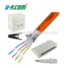 Made in China cat6a utp ftp ethernet bulk kabel, ftp cat6a flach kabel, china lieferant cat6a ethernet masse kabel